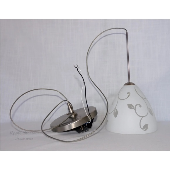 Besa Lighting 1XP-1779VN-SN Mia 12V Mini Pendant-Vine Glass-Sat Nickel-Disc Gl - Picture 2 of 14